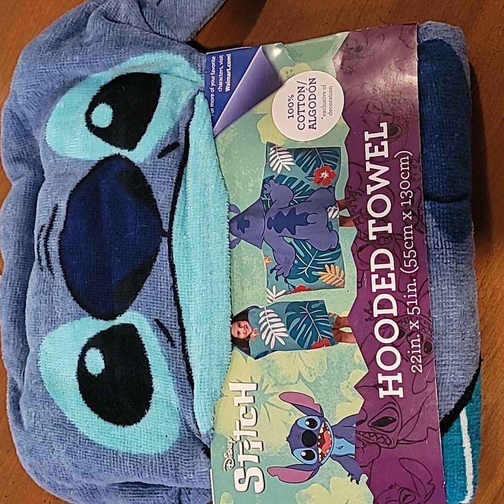 Disney Stitch Hooded Towel
